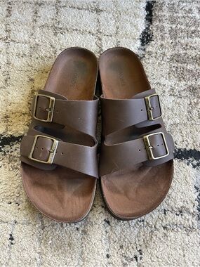 Kohl's Sonoma Double-Buckle Slide Sandals size 9.5